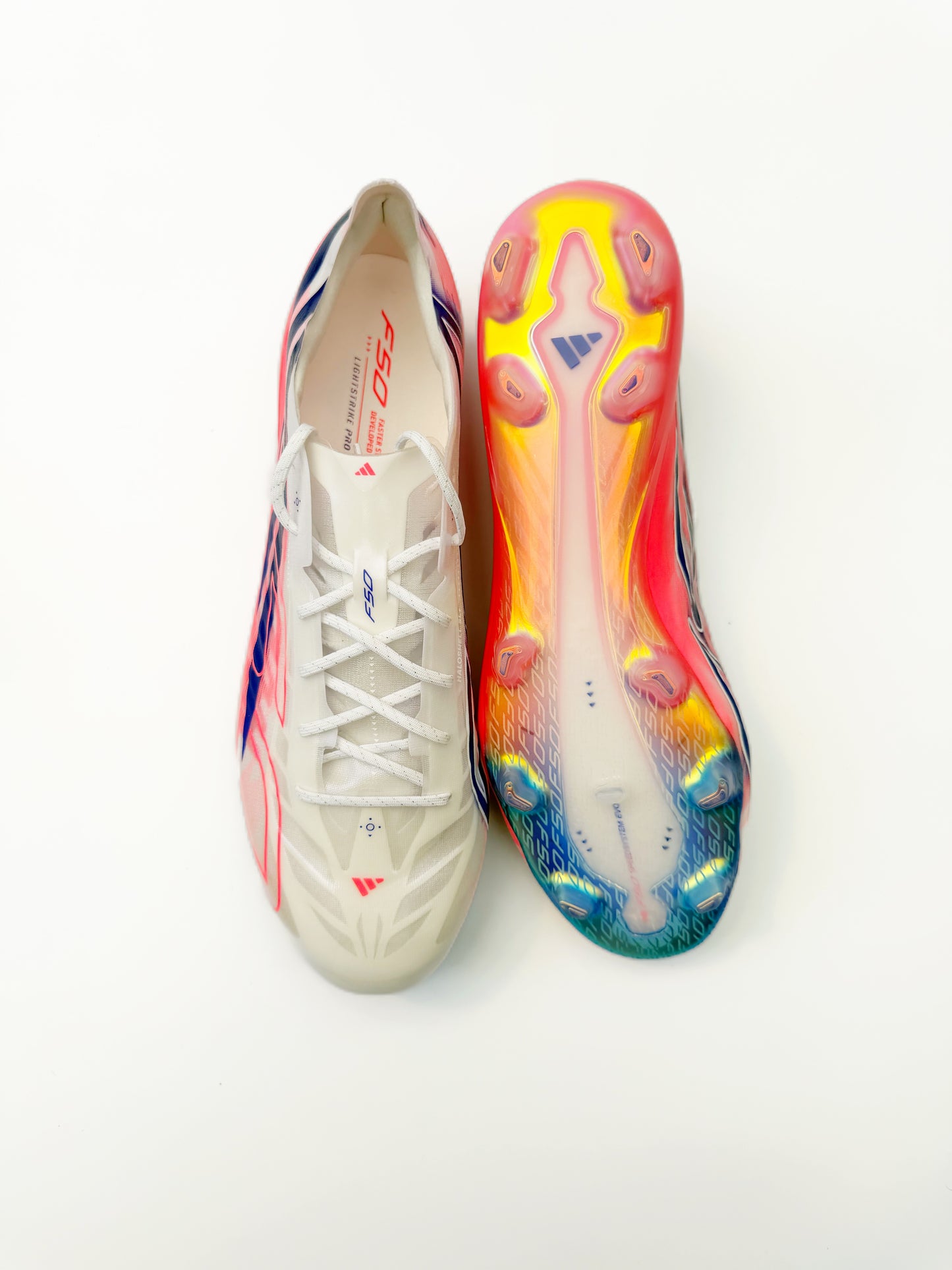 Adidas F50 Hyperfast Evo FG Ftwr White/Solar Purple/Solar Turbo