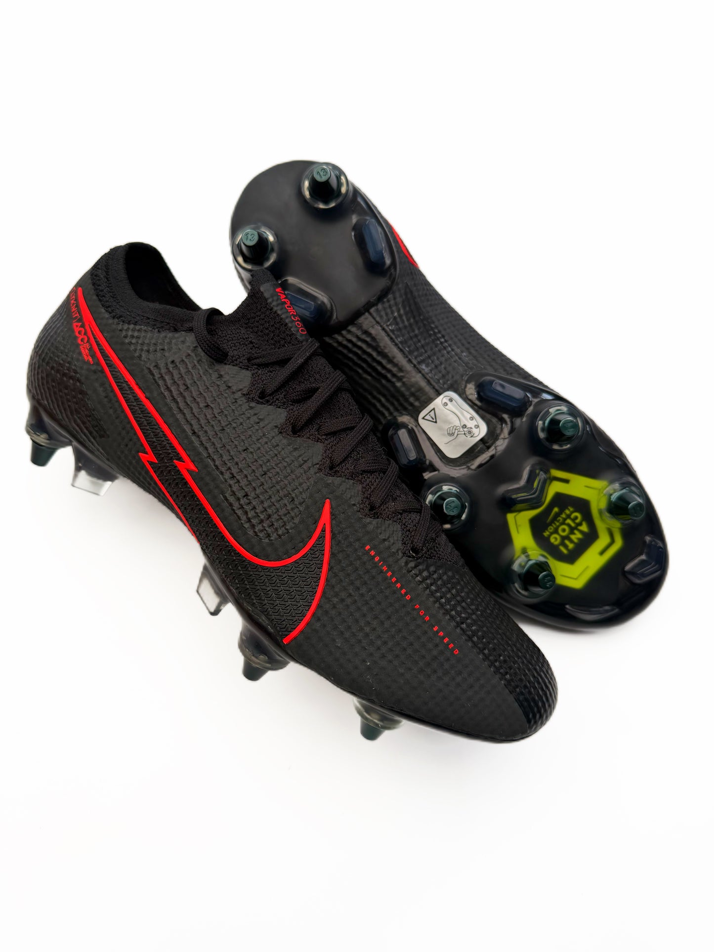 Nike Mercurial Vapor 13 Elite SG Pro AC 'Bred' Black/Red
