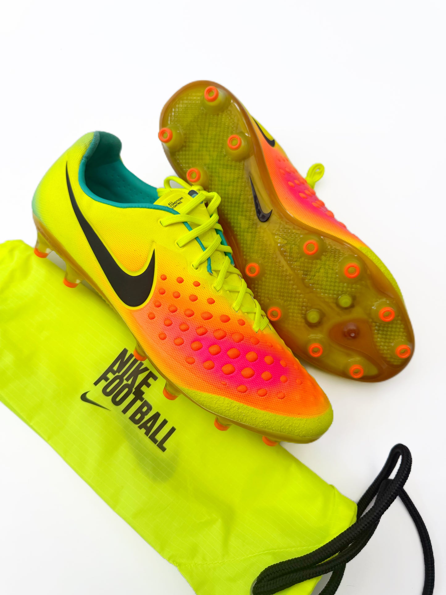 Nike Magista Opus 2 AG Elite "Volt/Pink Blast/Turquoise"