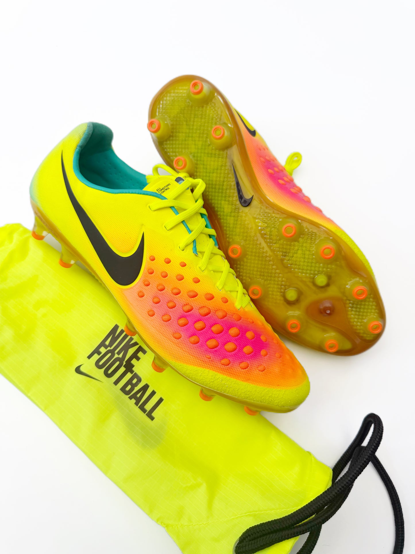 Nike Magista Opus 2 AG Elite "Volt/Pink Blast/Turquoise"