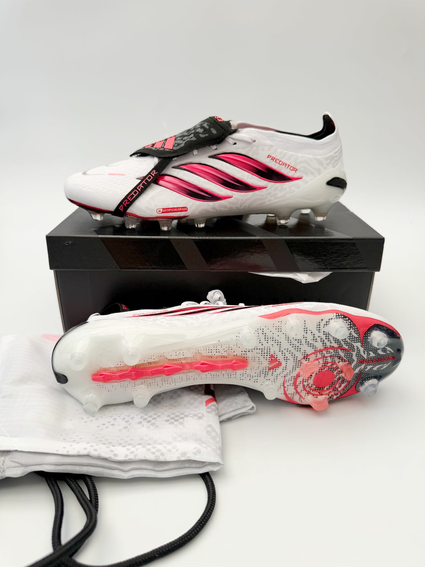 Adidas Predator Elite Tongue AG - Ftwr White/Solar Turbo/Core Black