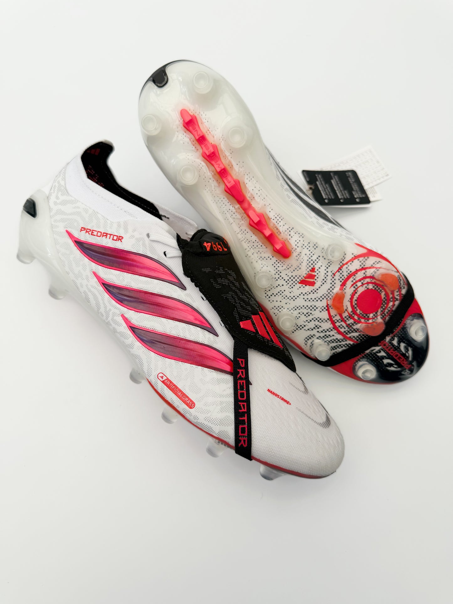 Adidas Predator Elite Tongue AG - Ftwr White/Solar Turbo/Core Black