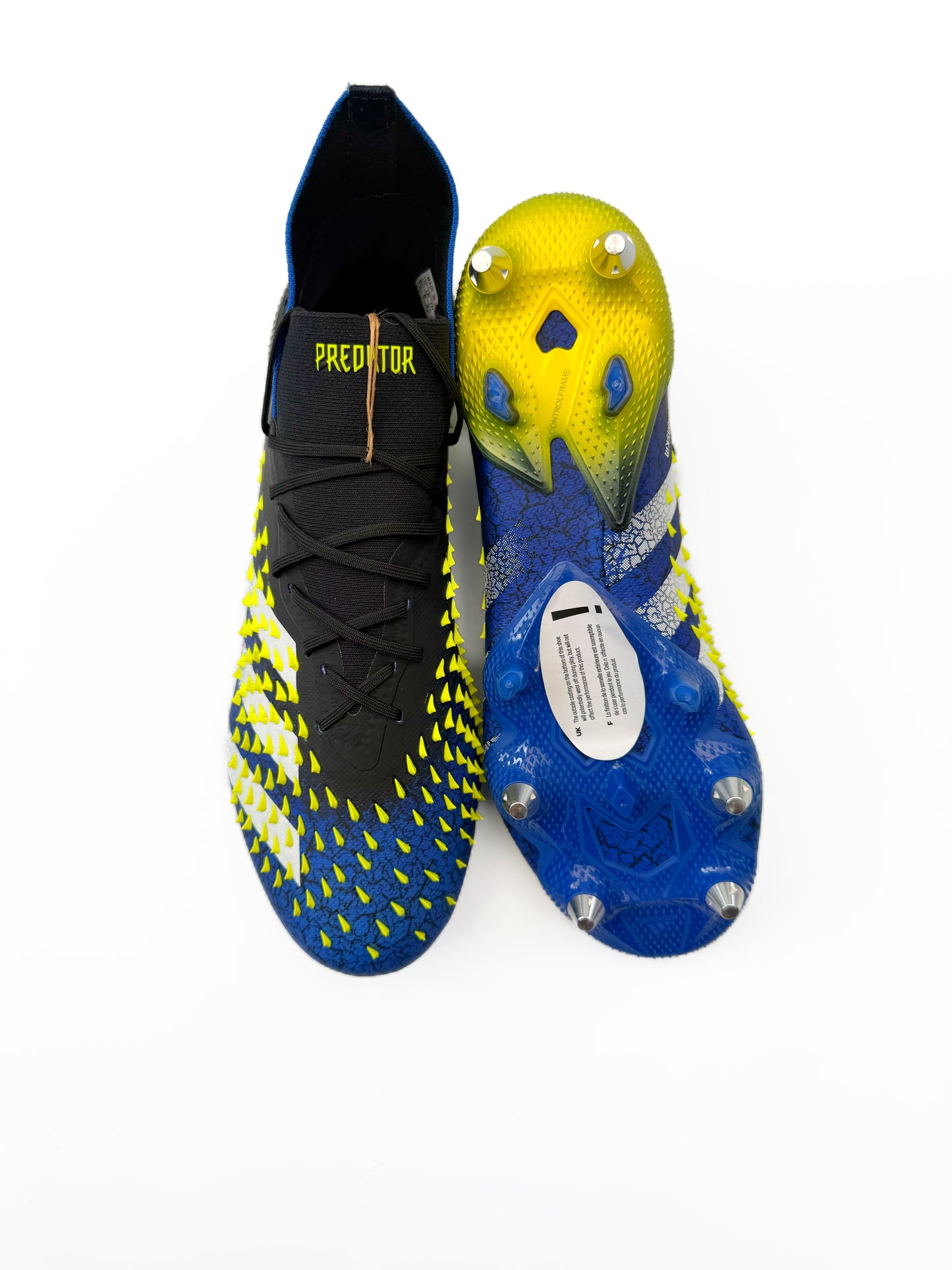 Adidas Predator Freak.1 Soft Ground - Blue/Black/White/Solar Yellow