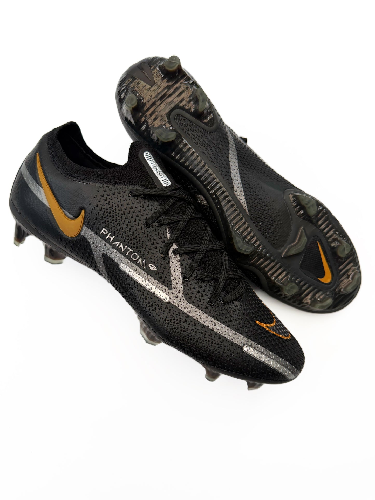Nike Phantom GT 2 Elite FG Shadow - Black/Metallic Dark Grey/Metallic Gold