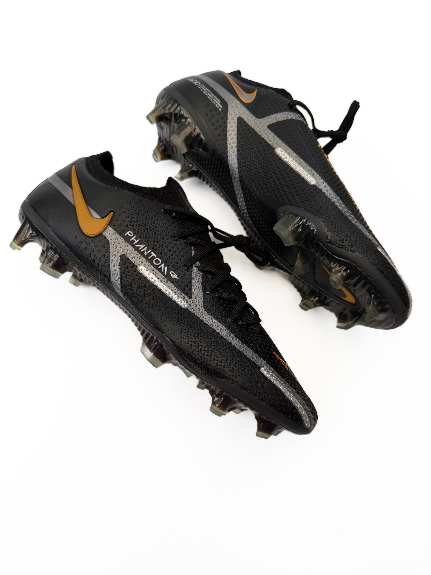 Nike Phantom GT 2 Elite FG Shadow - Black/Metallic Dark Grey/Metallic Gold