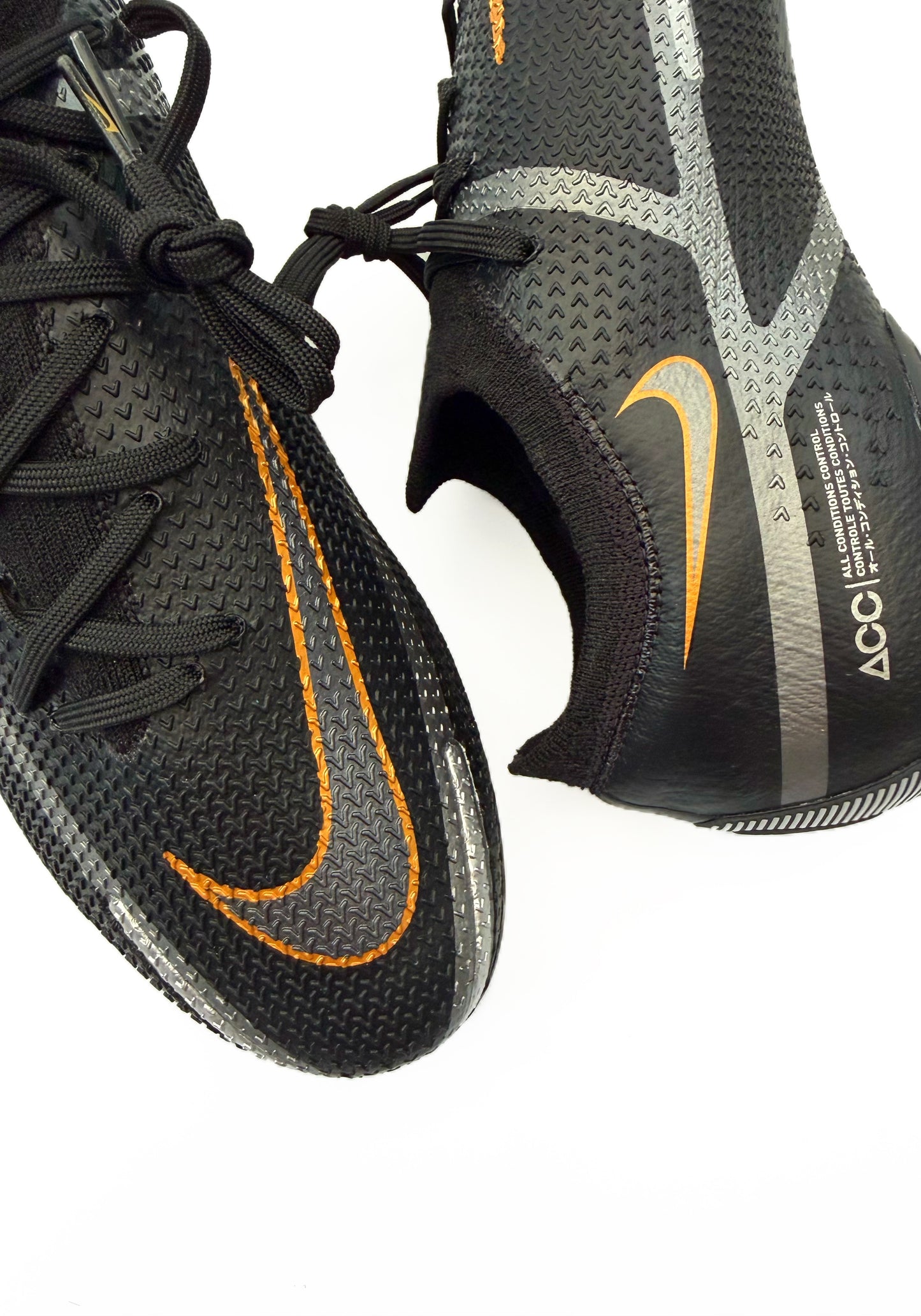 Nike Phantom GT 2 Elite FG Shadow - Black/Metallic Dark Grey/Metallic Gold