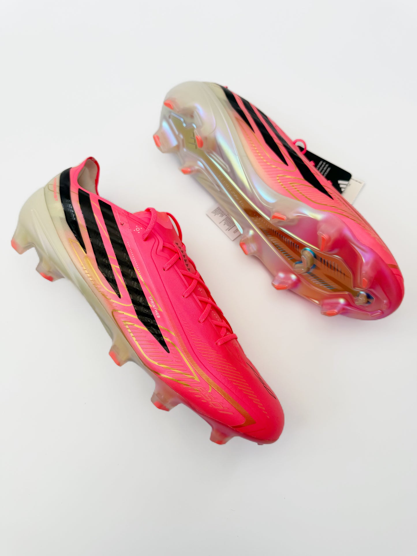 Adidas F50 Hyperfast Elite FG Solar Turbo/Core Black/Gold Met.