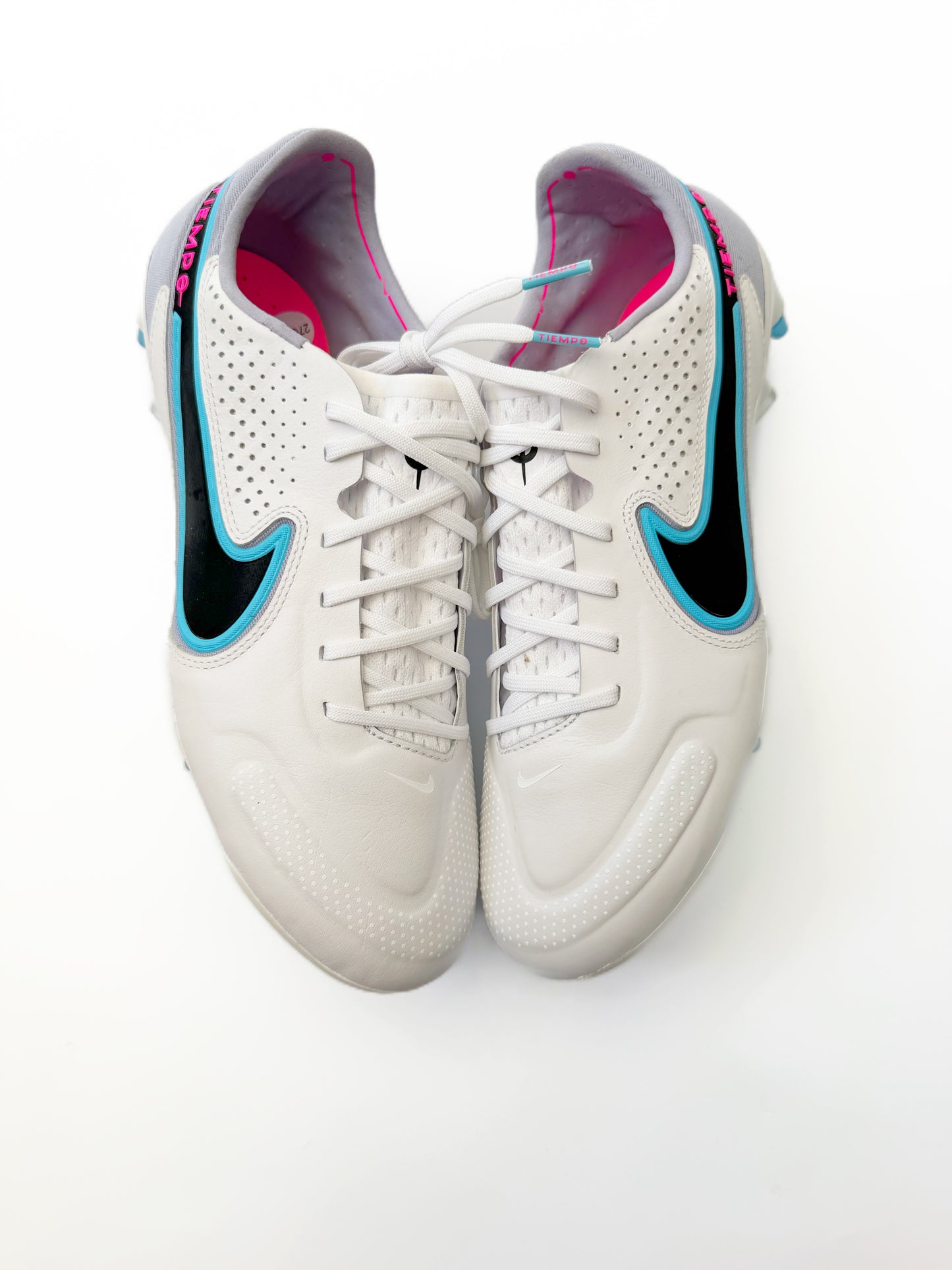 Tiempo Legend 9 Elite SG-Pro Blast Pack White/Baltic Blue/Pink Blast