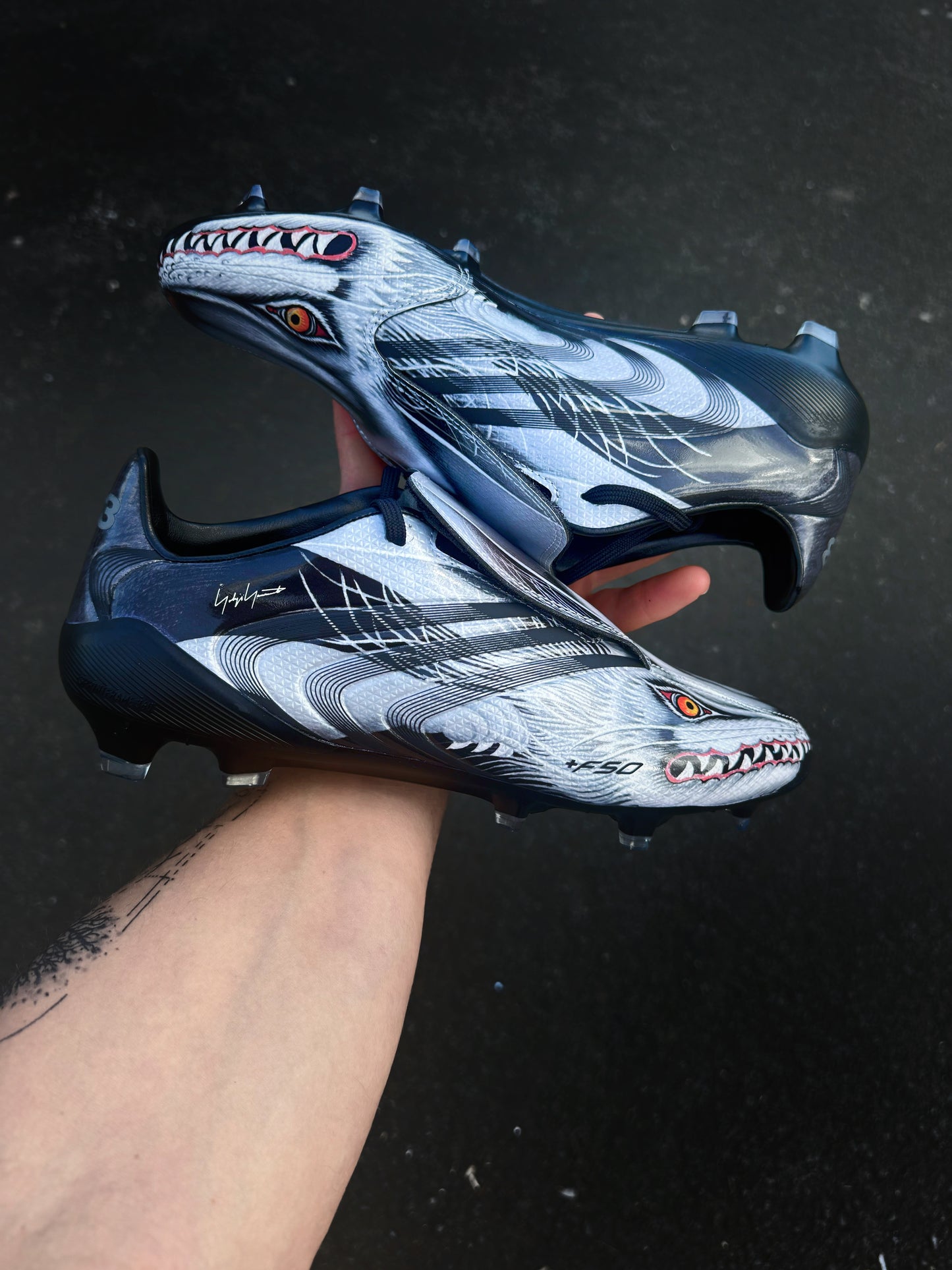 adidas F50 Tunit x Y-3 FG Silver Met./Black/Grey Three 'Wolf pack'