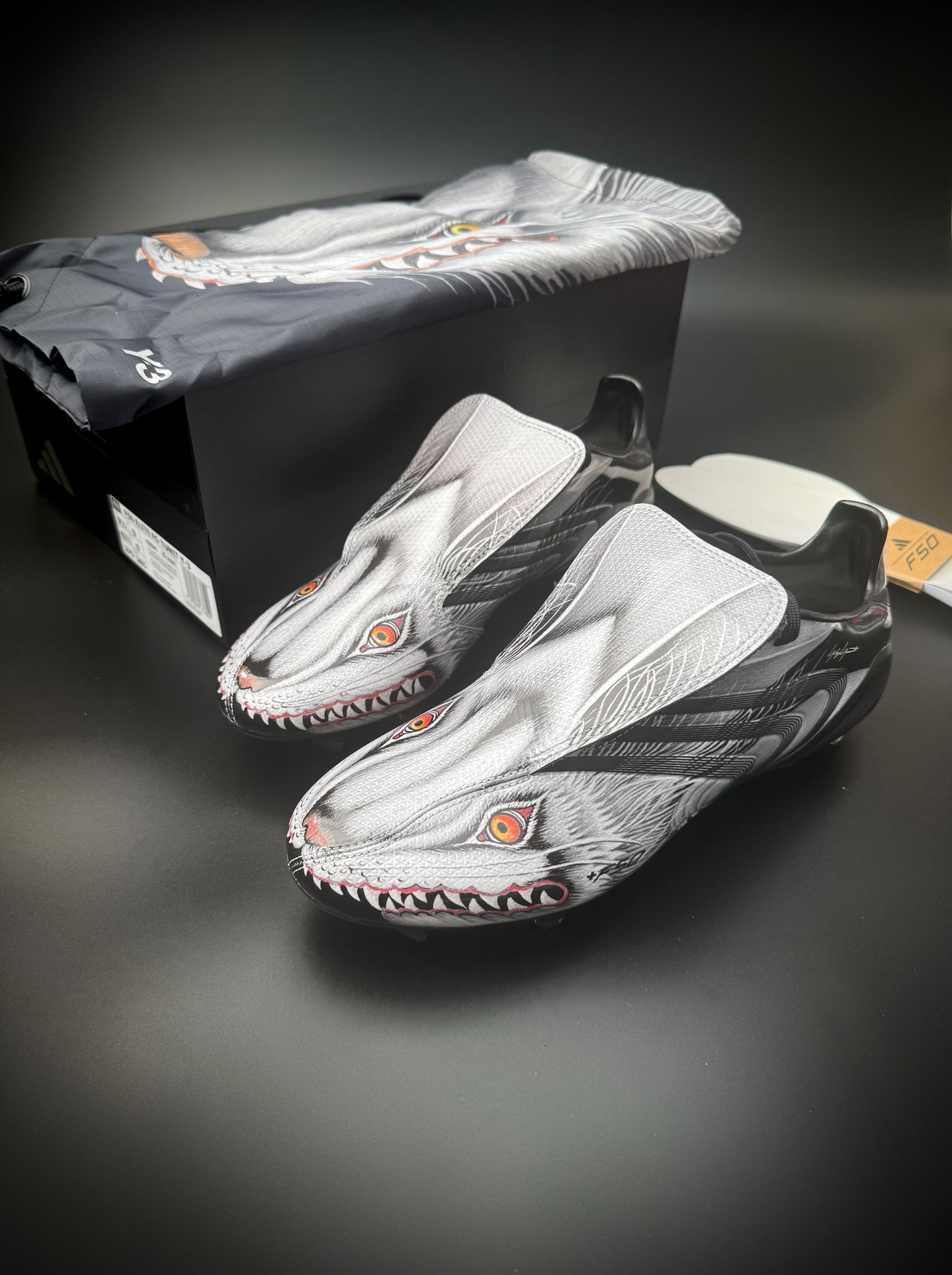 adidas F50 Tunit x Y-3 FG Silver Met./Black/Grey Three 'Wolf pack'