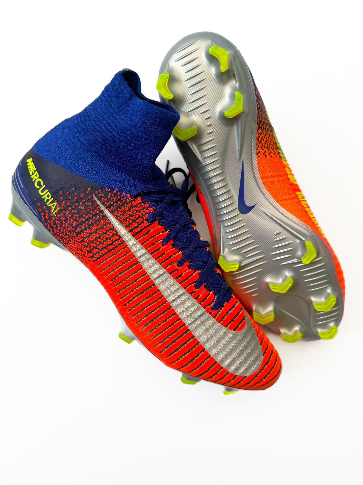 Nike Mercurial Superfly V Time To Shine Pack Blue / Orange / Chrome FG