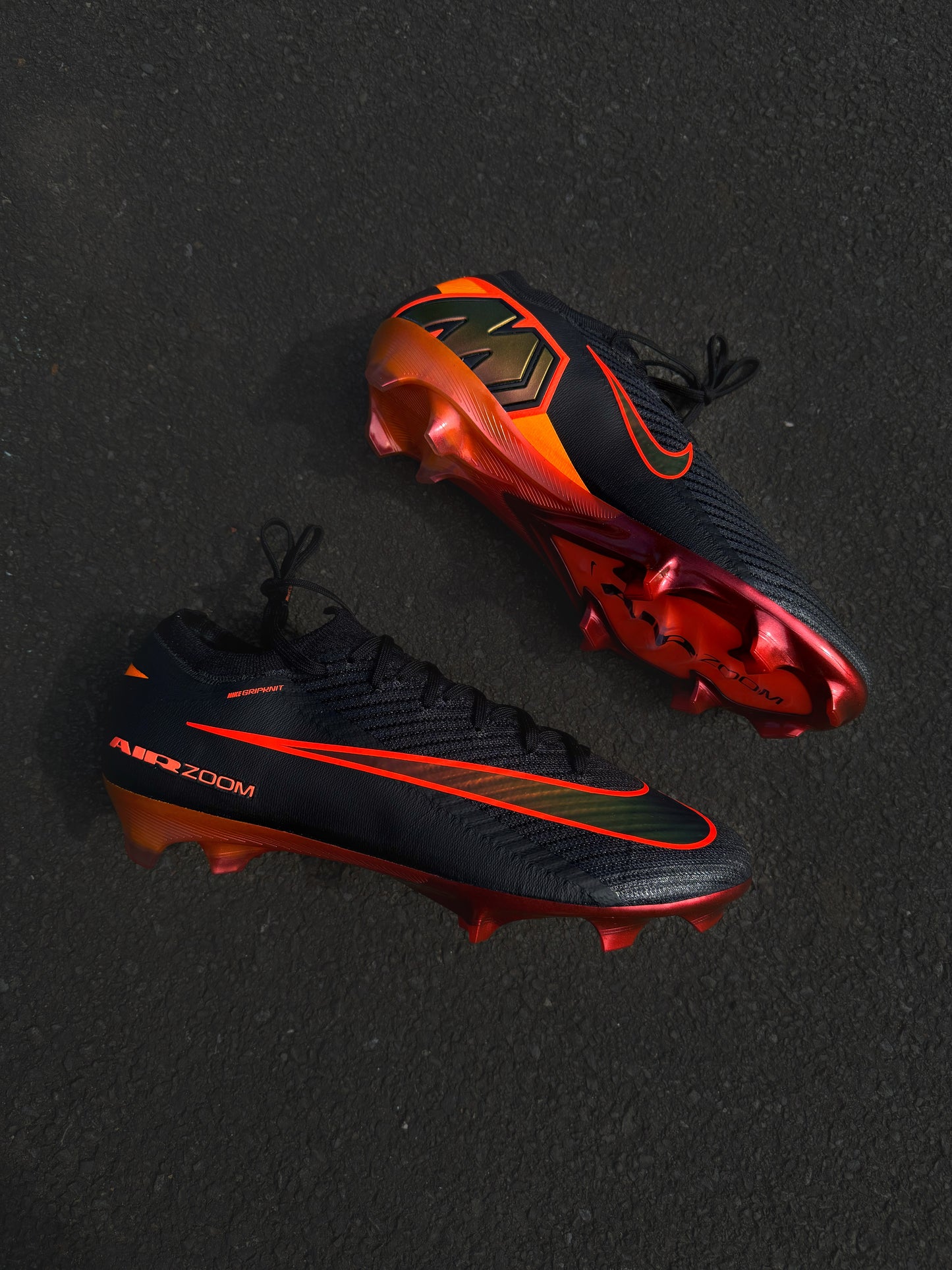 Nike Air Zoom Mercurial Vapor 16 Elite FG lv8 'Heat up' Black/Hyper Crimson