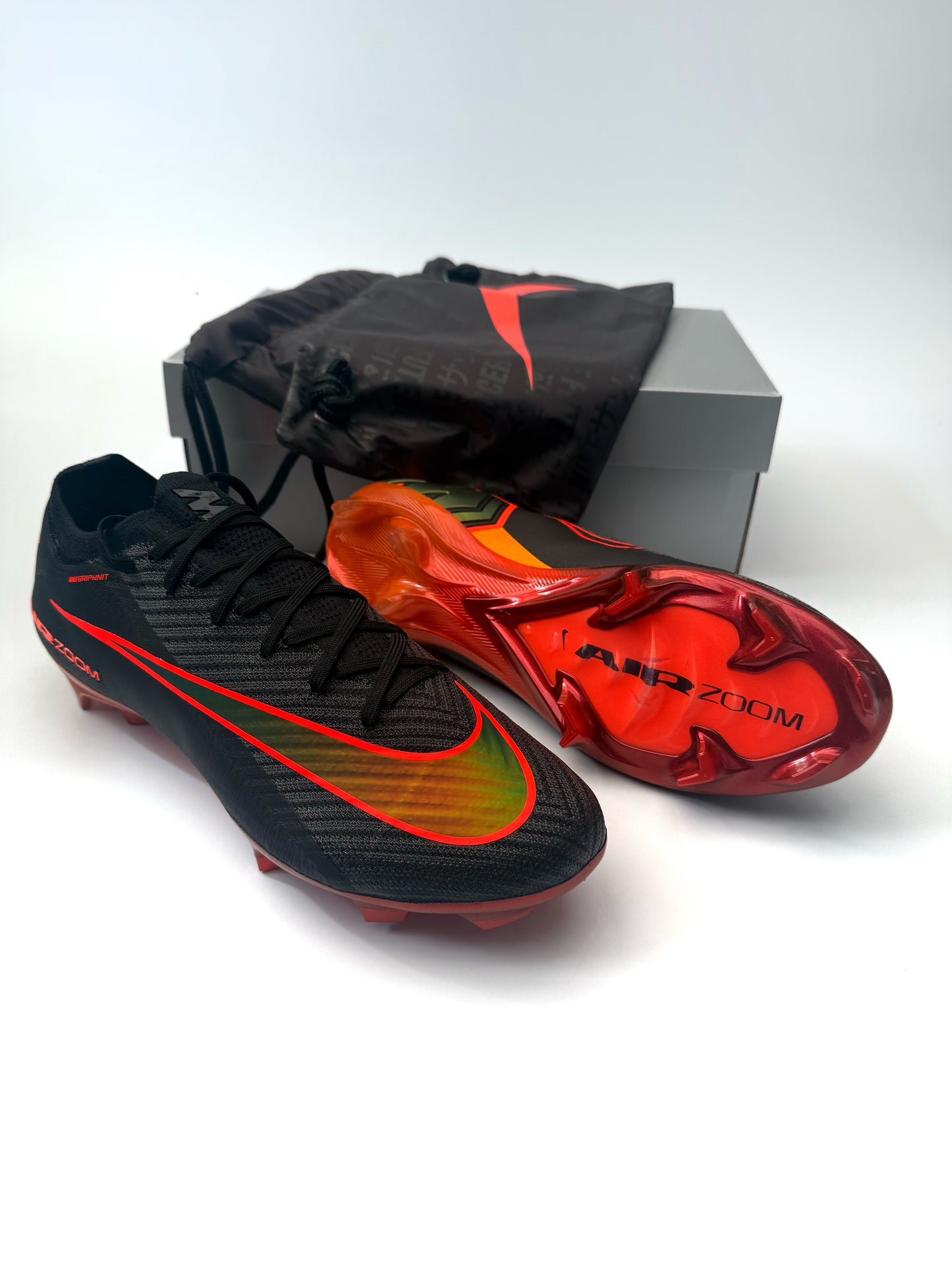 Nike Air Zoom Mercurial Vapor 16 Elite FG lv8 'Heat up' Black/Hyper Crimson