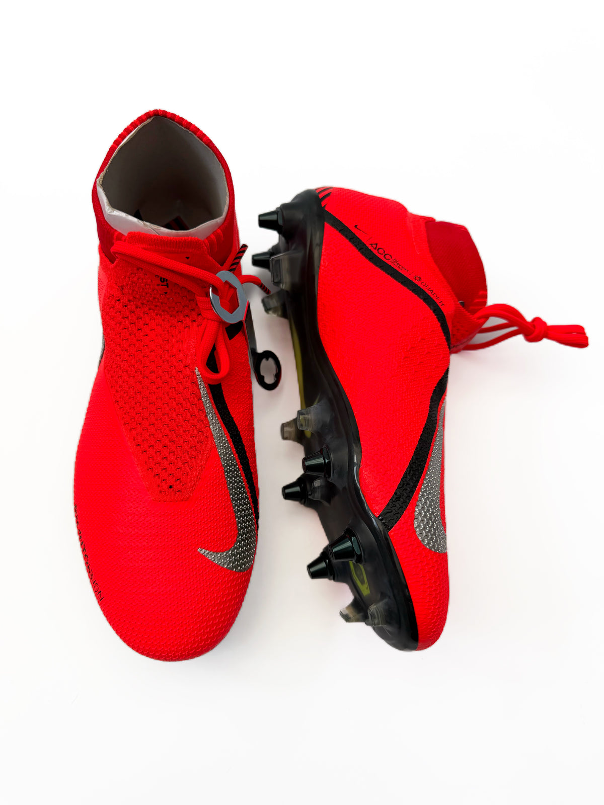 Nike Phantom Vision SG ELITE AC 'Game Over - Bright Crimson/Metallic Silver'