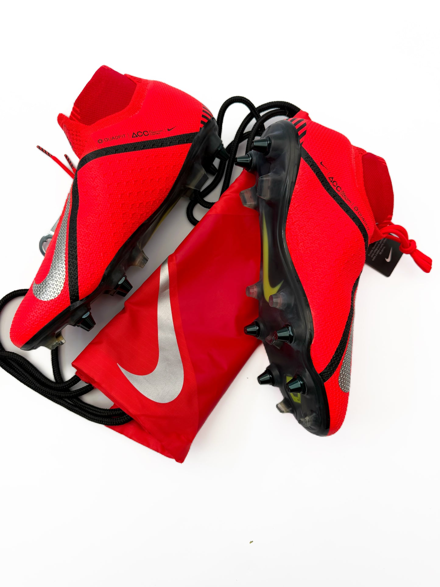 Nike Phantom Vision SG ELITE AC 'Game Over - Bright Crimson/Metallic Silver'