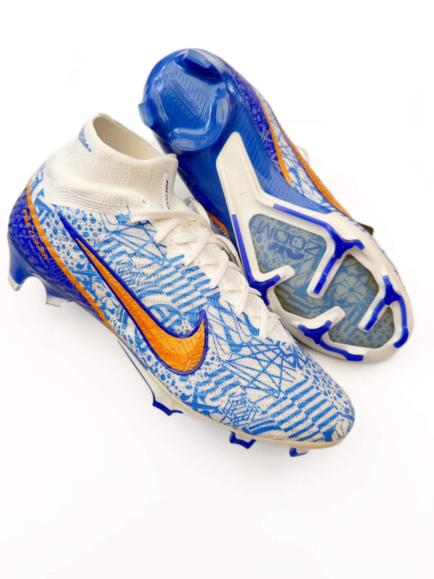 Nike Air Zoom Superfly 9 Elite CR7 FG White/Metallic Copper/Concord