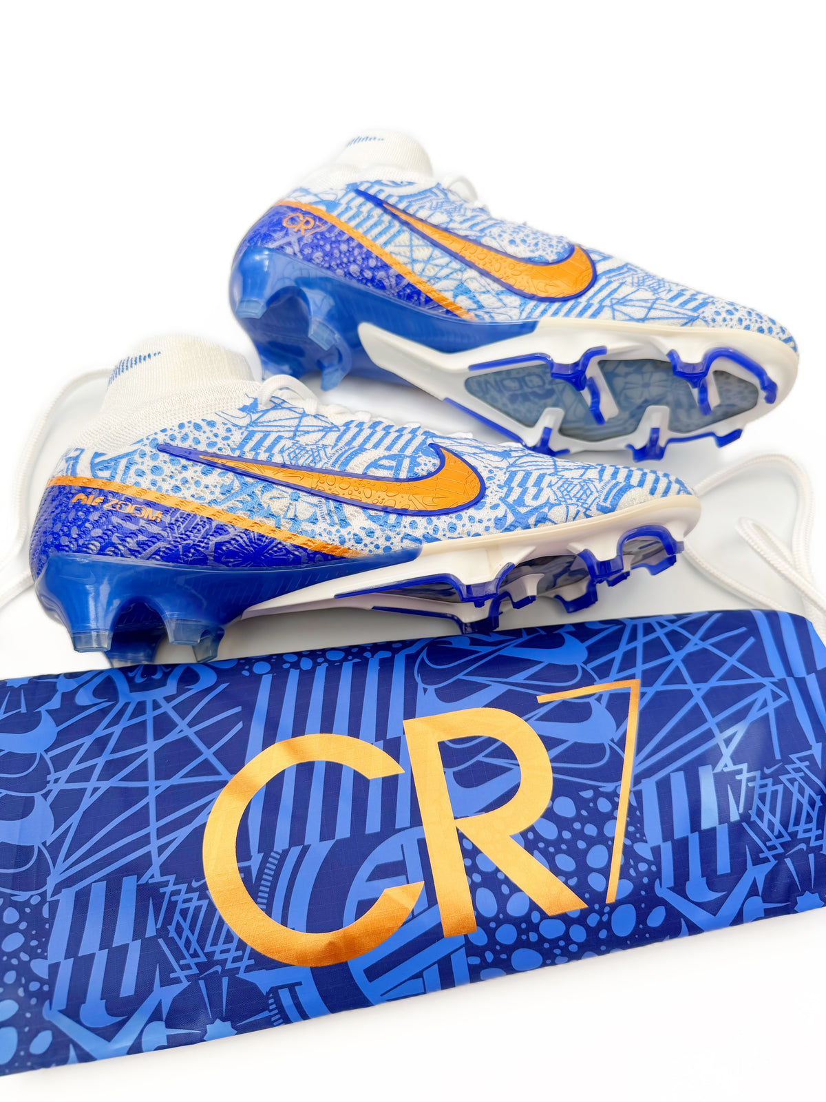 Nike Air Zoom Superfly 9 Elite CR7 FG White/Metallic Copper/Concord