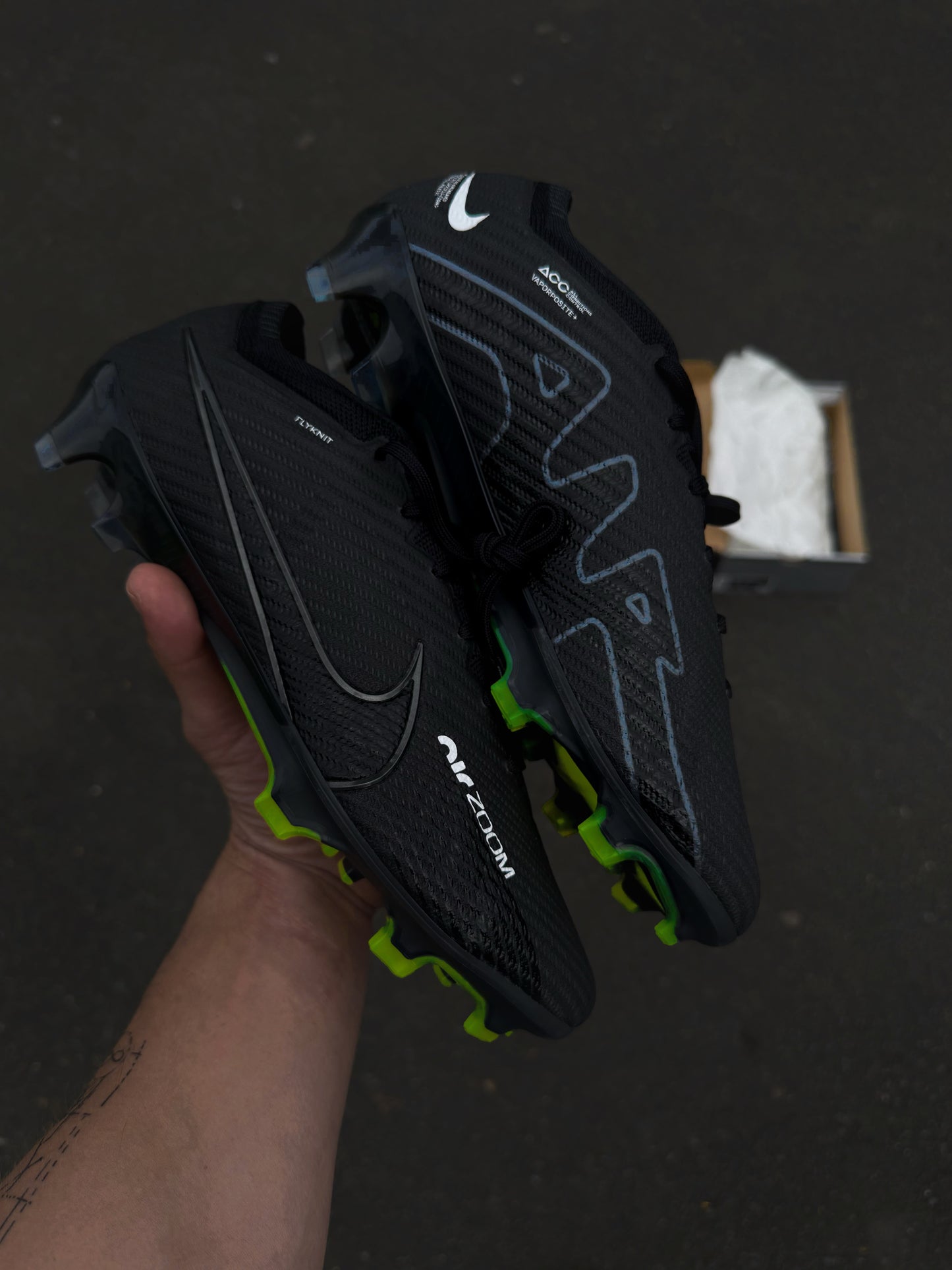 Nike Air Zoom Mercurial Vapor XV 15 Elite FG - Black/Smoke Grey 'Shadow Pack'