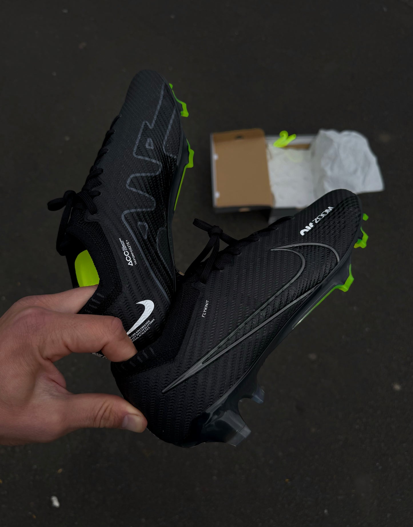 Nike Air Zoom Mercurial Vapor XV 15 Elite FG - Black/Smoke Grey 'Shadow Pack'