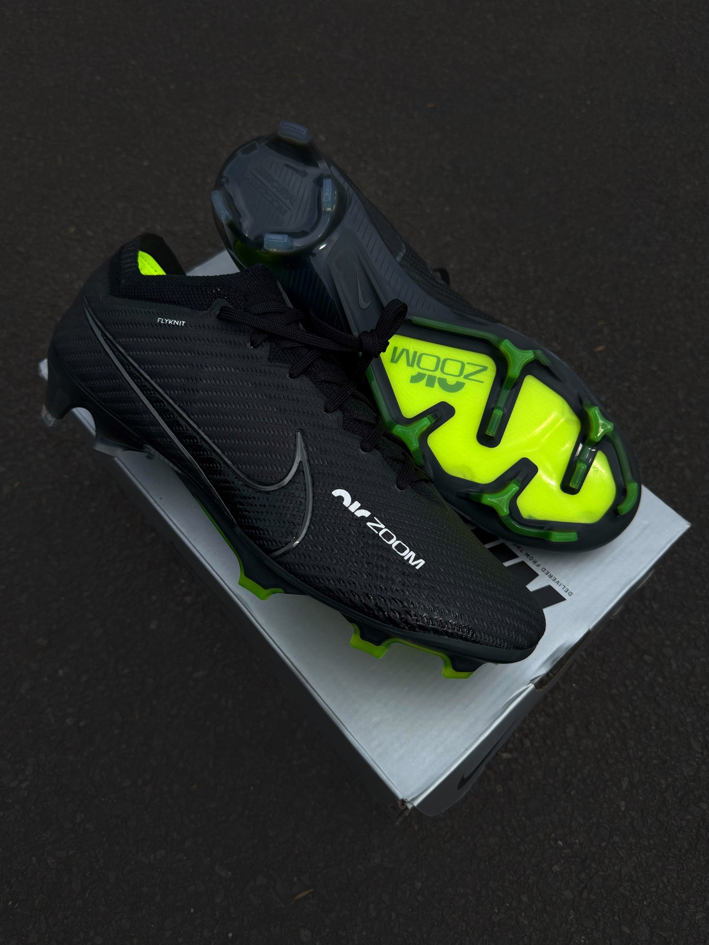 Nike Air Zoom Mercurial Vapor XV 15 Elite FG - Black/Smoke Grey 'Shadow Pack'