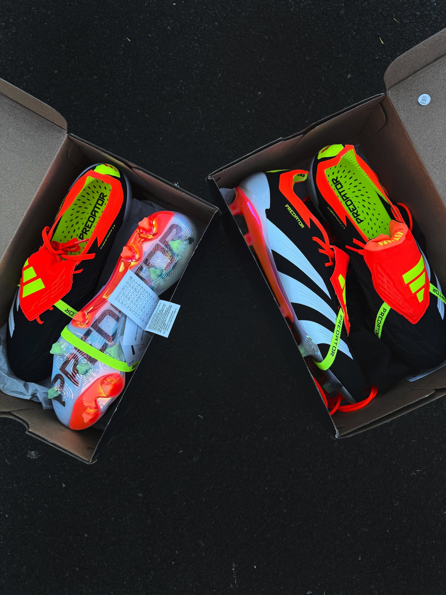 Adidas Predator Elite FT FG 'Solar Energy pack' - Core Black/White/Solar Red