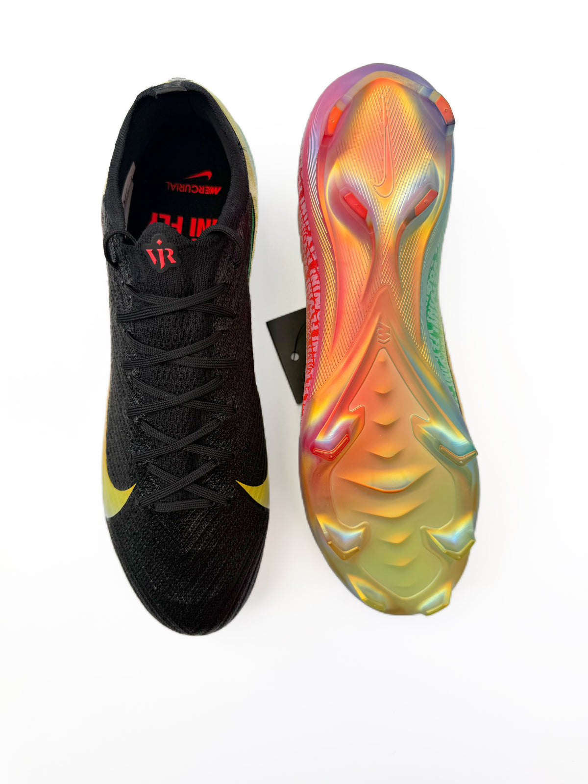 Nike Mercurial Vapor 16 Elite x Vini Jr FG - Black/Dynamic Yellow/Green Spark/Brt Crimson