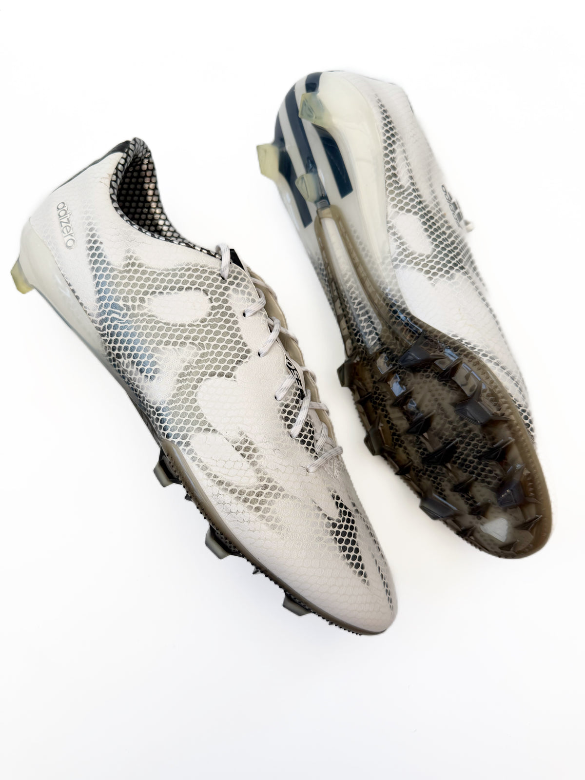 Adidas F50 adizero FG "White/Black"