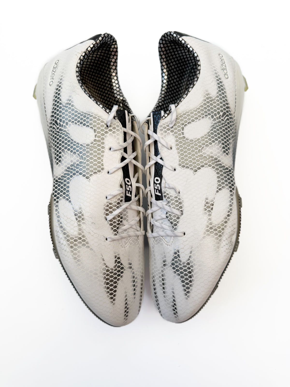 Adidas F50 adizero FG "White/Black"