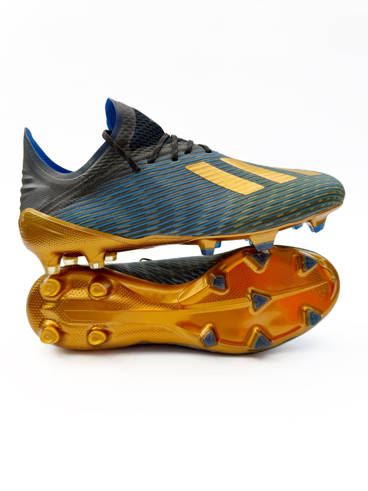 Adidas X 19.1 FG 'Input Code - Core Black/Gold Metallic/Football Blue