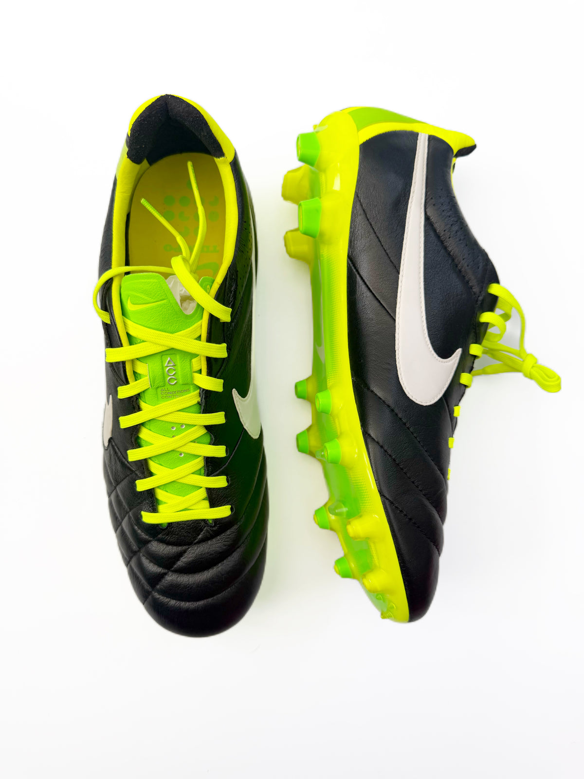 Nike Tiempo Legend 4 FG Black/White/Electric Green