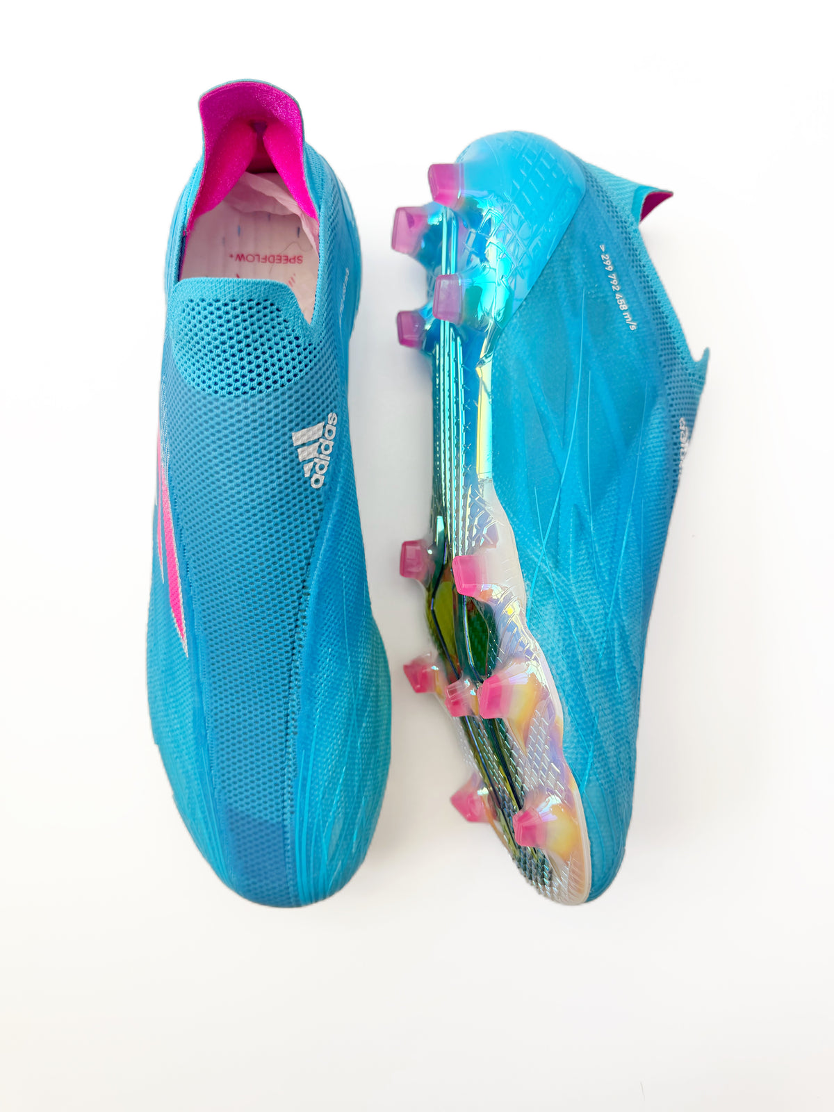 Adidas X Speedflow + FG Sapphire Edge - Sky Rush/Shock Pink/Footwear White