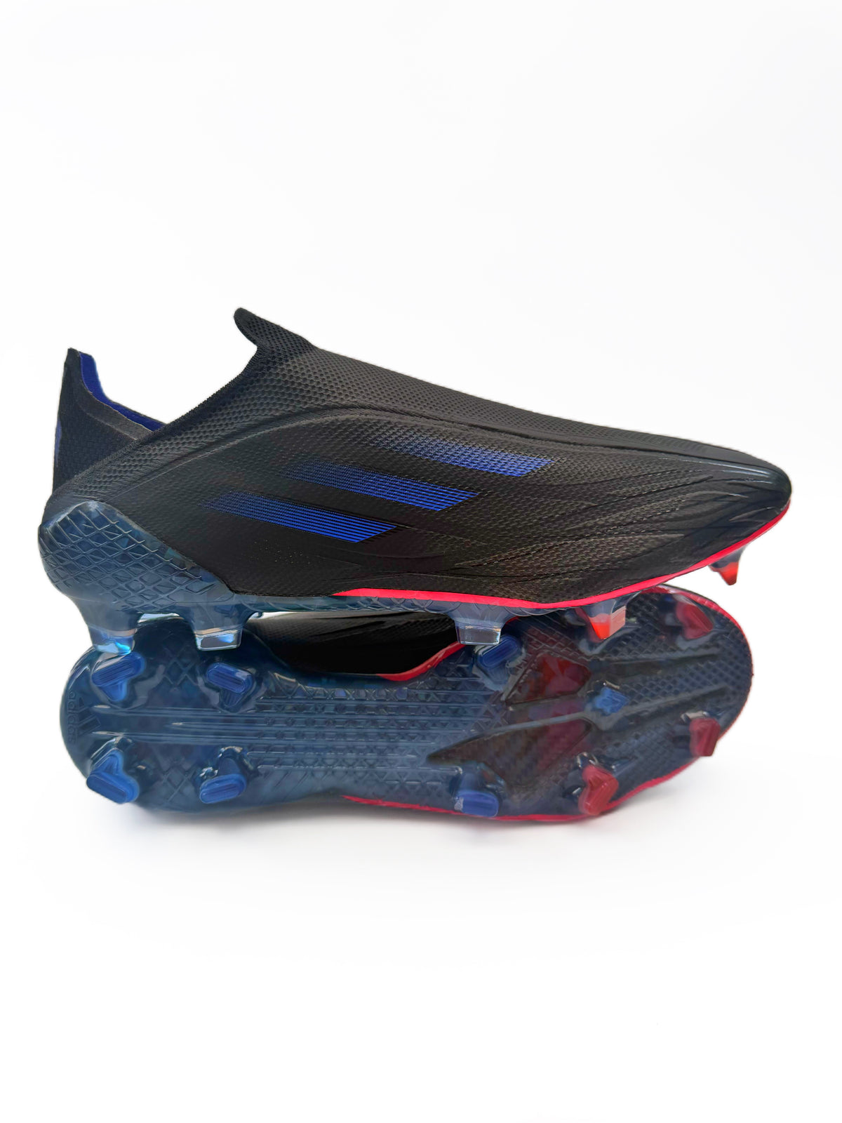 Adidas X Speedflow+ FG 'Black Vivid Red'- Sonic Ink