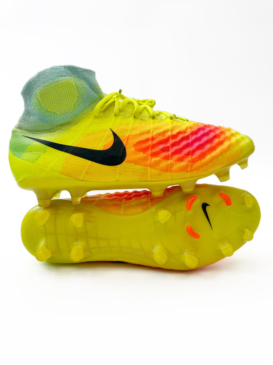 Nike Magista Obra 1 Elite 'Heat Wave' Volt/Orange/Pink Blast