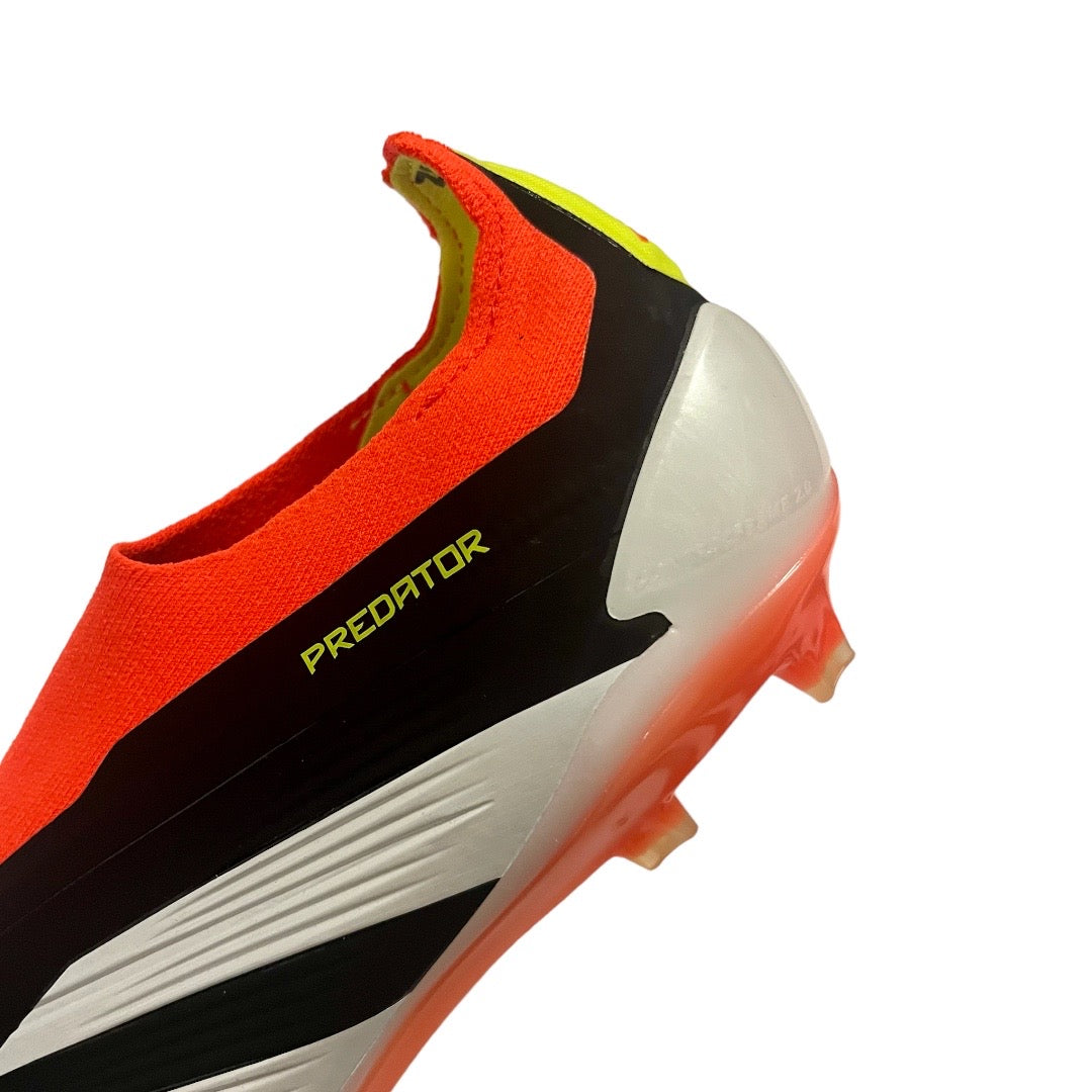 adidas Predator Elite Laceless FG Core Black/White/Sola