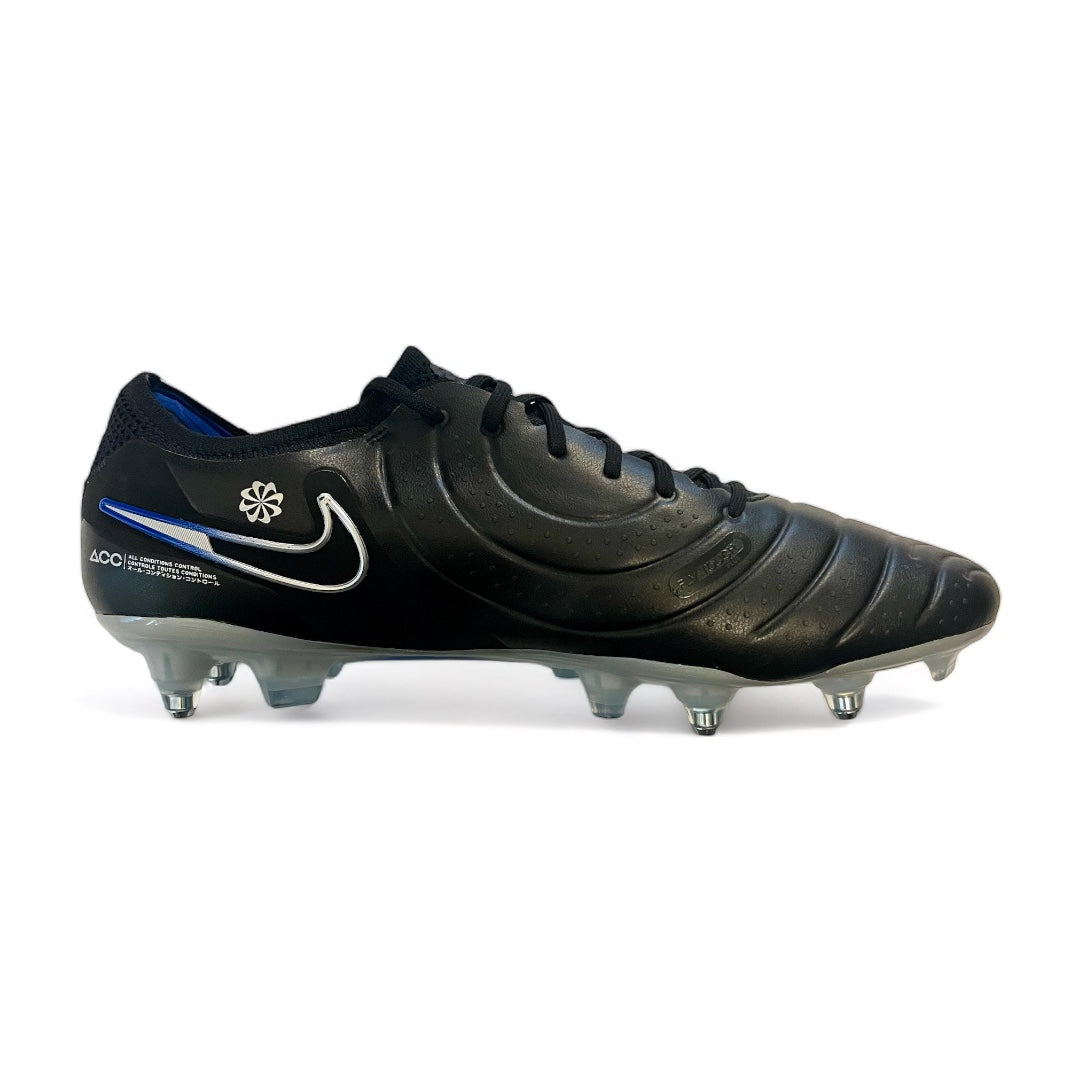 Nike Tiempo Legend X 10 Elite SG-Pro - Black/Chrome/Blue