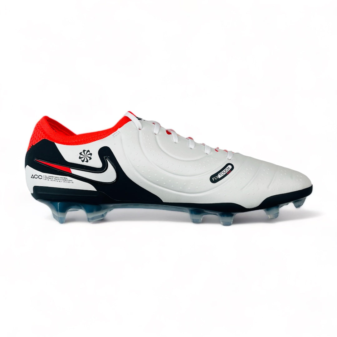 Nike Tiempo Legend X 10 Elite FG White/Black/Bright Crimson