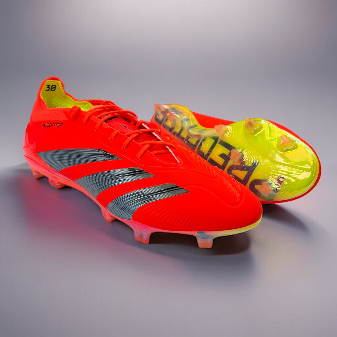 adidas Predator Elite FG SE - Solar Red / Core Black / Team Solar Yellow 2