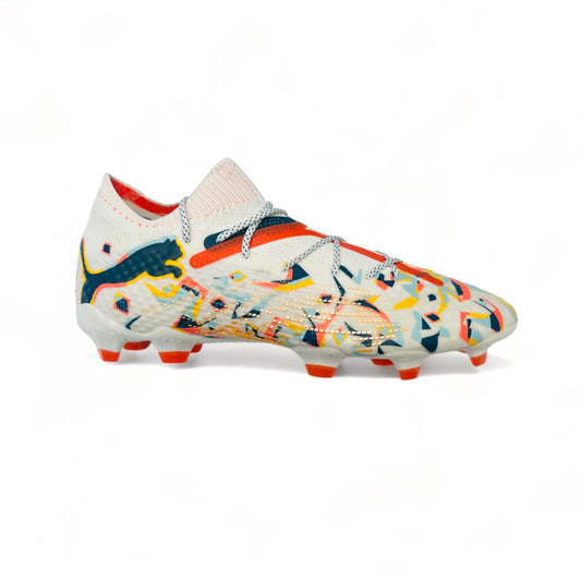 PUMA FUTURE 7 ULTIMATE CREATIVITY FG - PUMA White-Ocean Tropic-Turquoise Surf-Hot Heat-Sun Stream