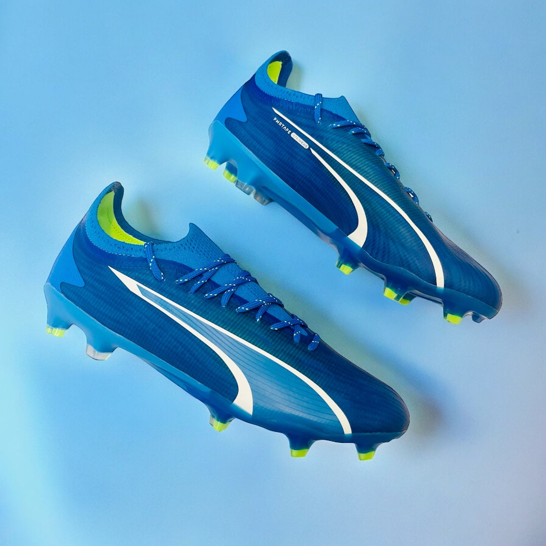 Puma Ultra Ultimate FG - Ultra Blue-PUMA White-Pro Green