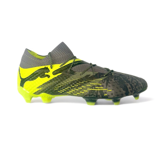 PUMA FUTURE 7 ULTIMATE RUSH FG/AG - Strong Gray-Cool Dark Gray-Electric Lime