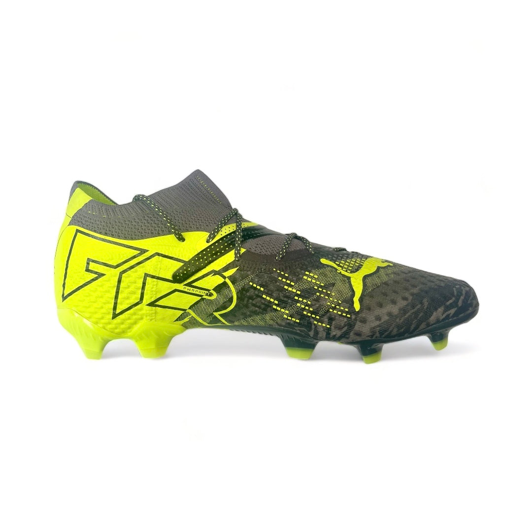 PUMA FUTURE 7 ULTIMATE RUSH FG/AG - Strong Gray-Cool Dark Gray-Electric Lime