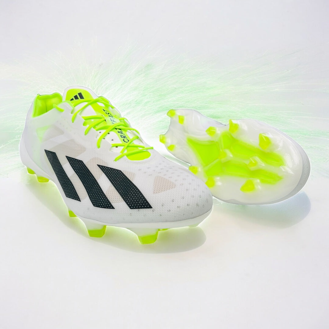 Adidas X Crazyfast+ FG Cloud White / Core Black / Lucid Lemon