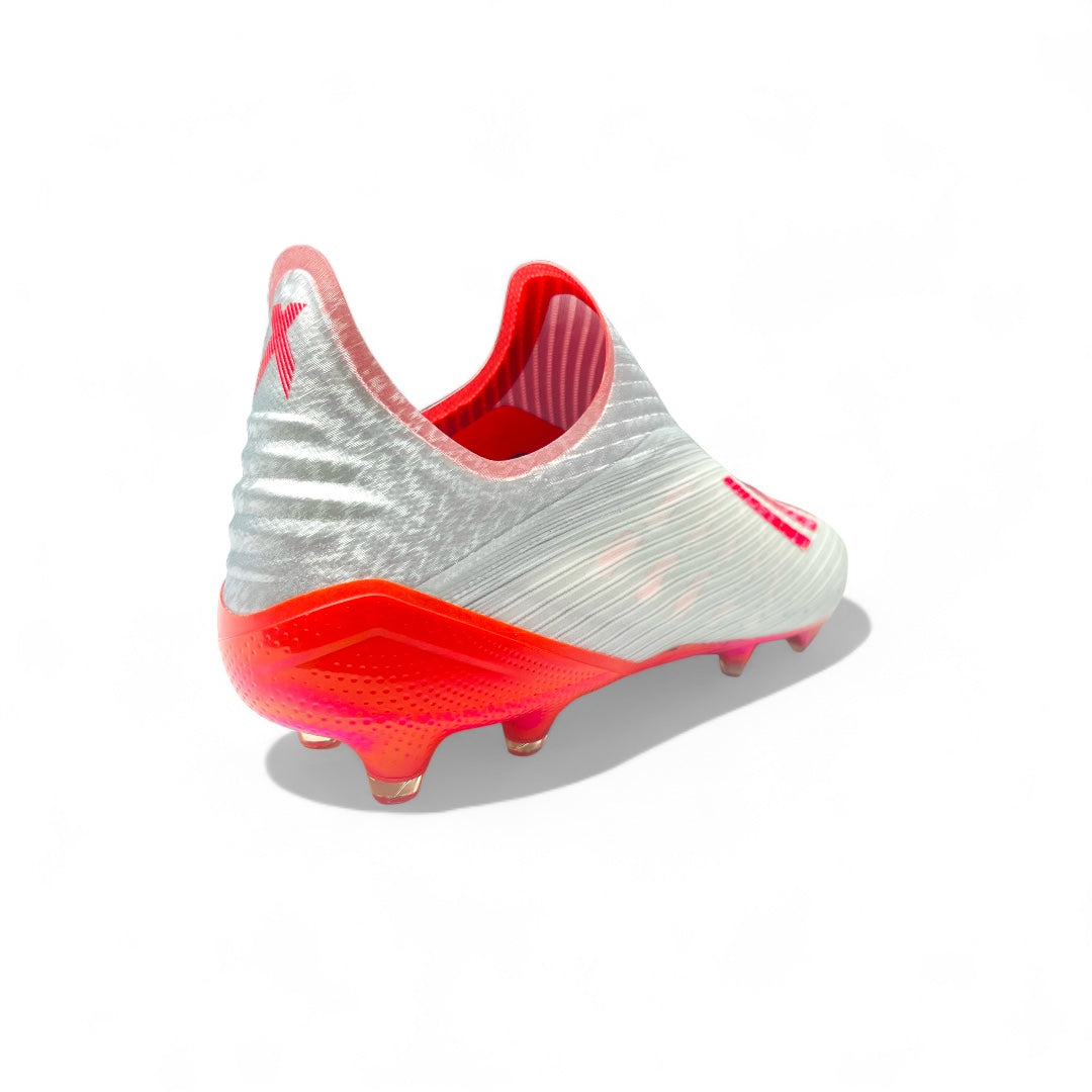 adidas X 19+ FG - Silver Metallic/High-Res Red