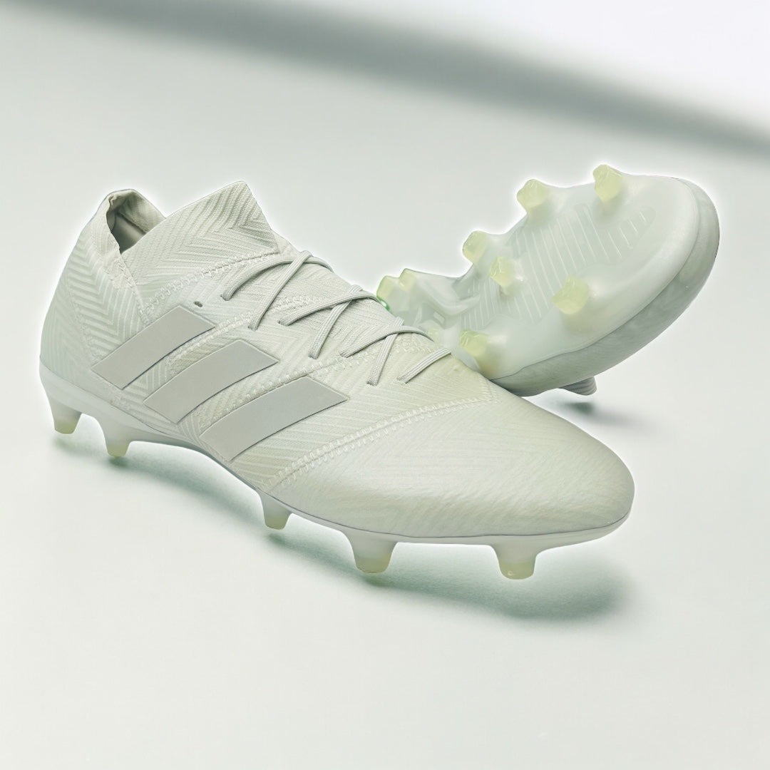 Adidas Nemeziz 18.1 Firm Ground - Ash Silver/White