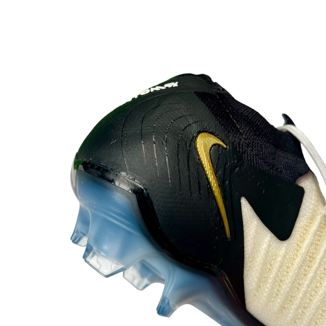 Nike Phantom GX 2 Elite FG - White/Metallic Gold Coin/Black