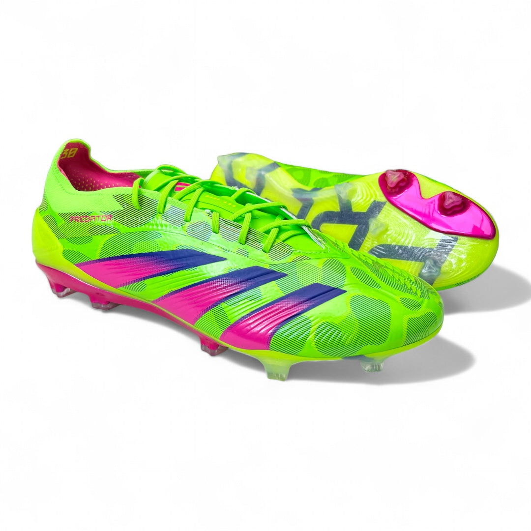 adidas Predator Elite FG Green Glow / Pink Glow / Lucid Lemon