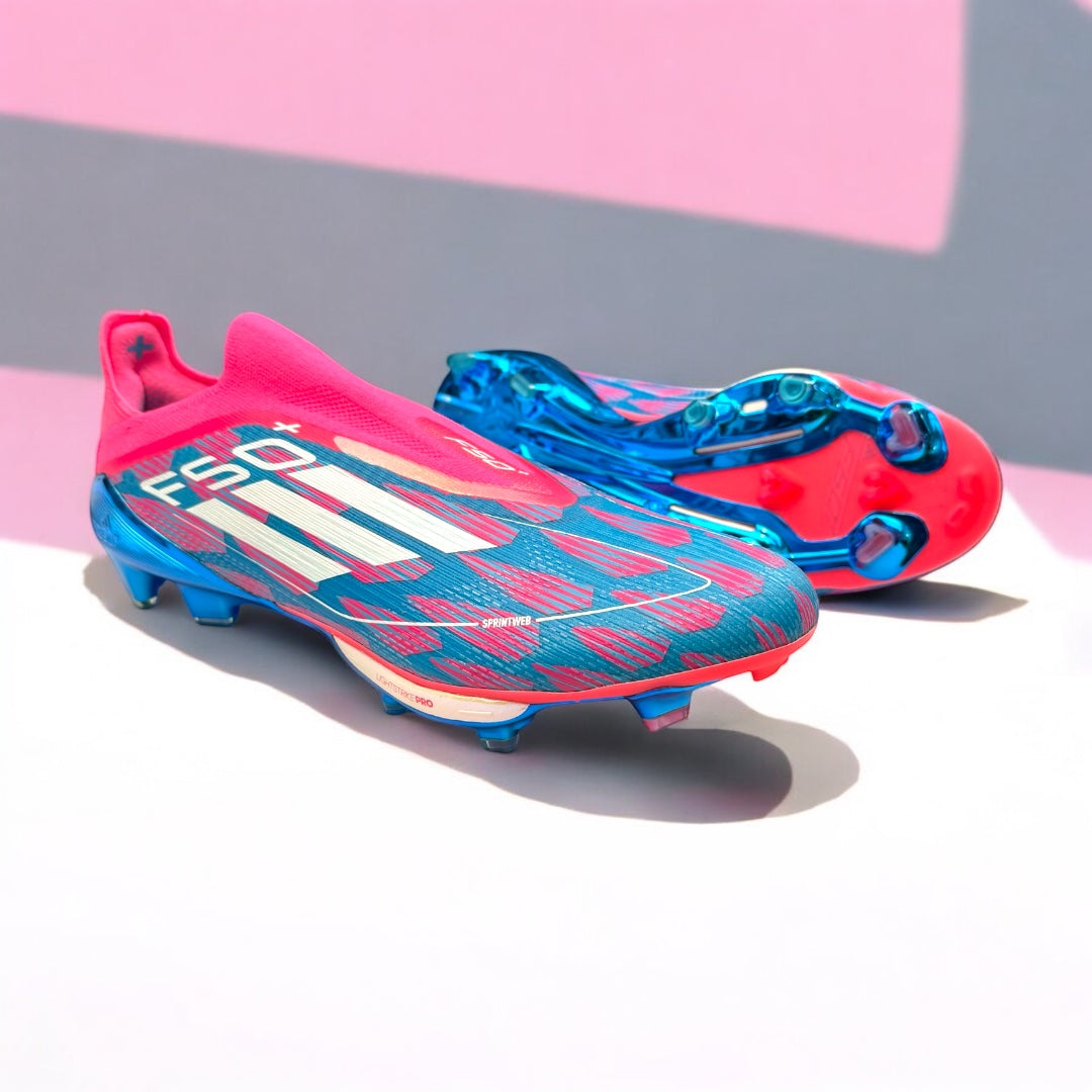 ADIDAS F50+ FG Solar Blue/Ftwr White/Solar Pink