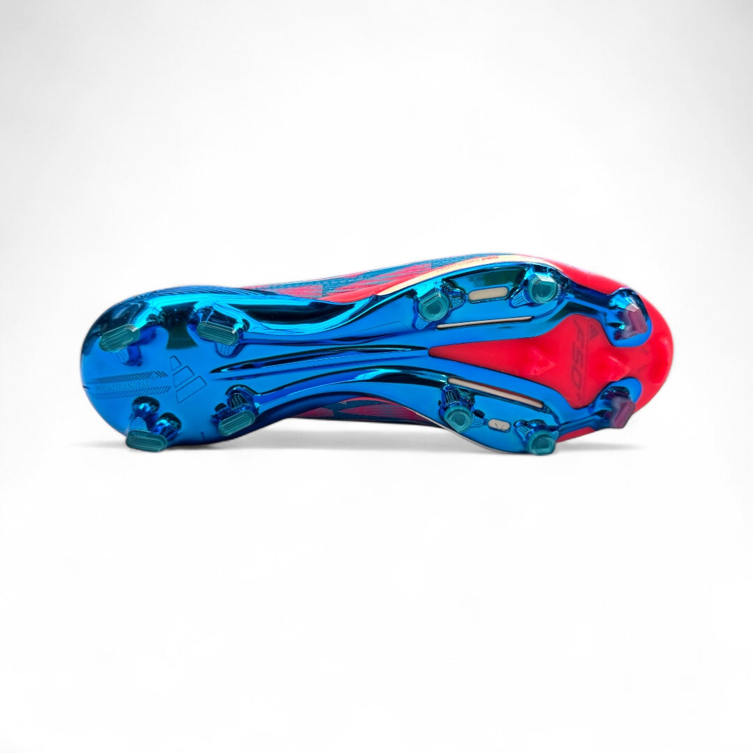 ADIDAS F50+ FG Solar Blue/Ftwr White/Solar Pink