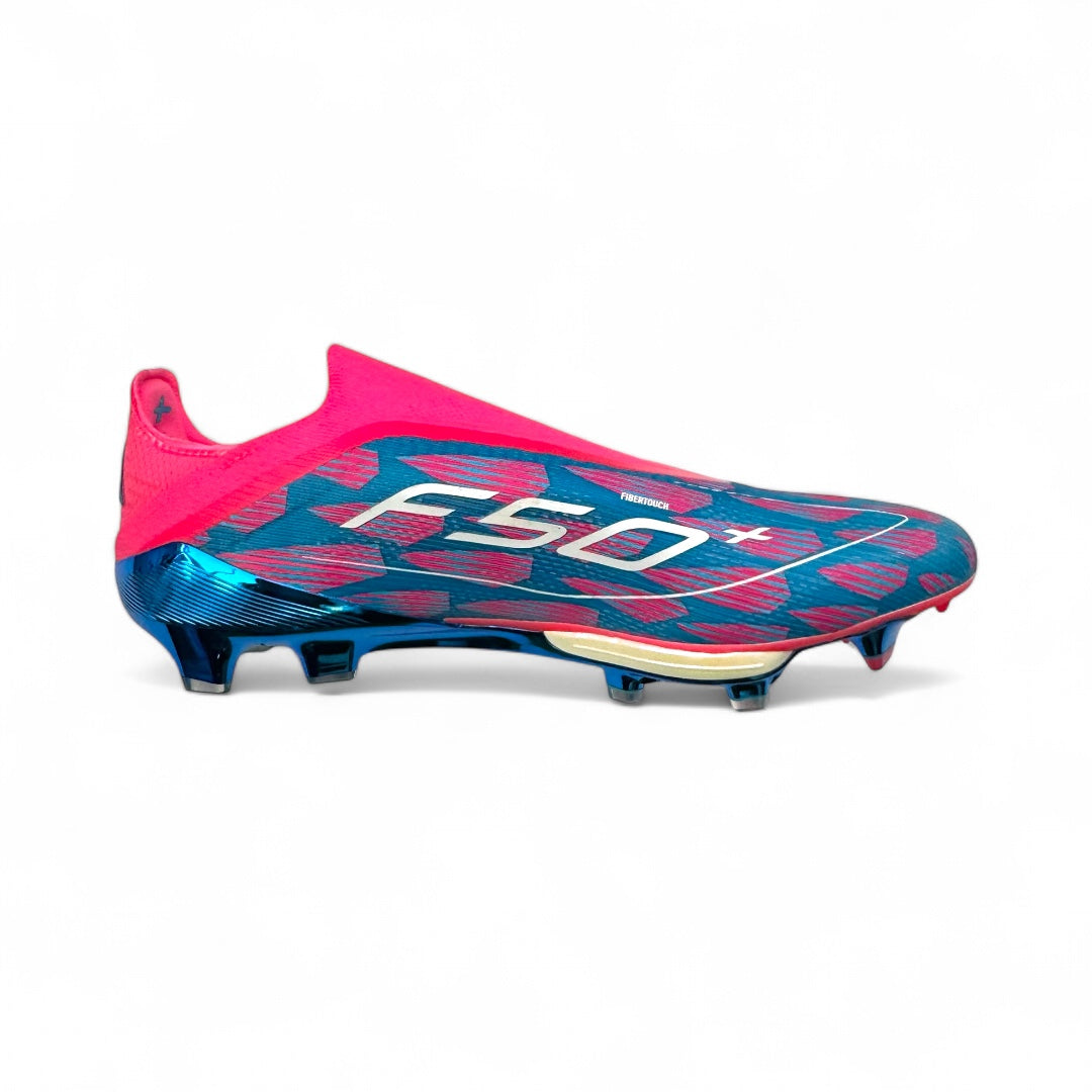 ADIDAS F50+ FG Solar Blue/Ftwr White/Solar Pink