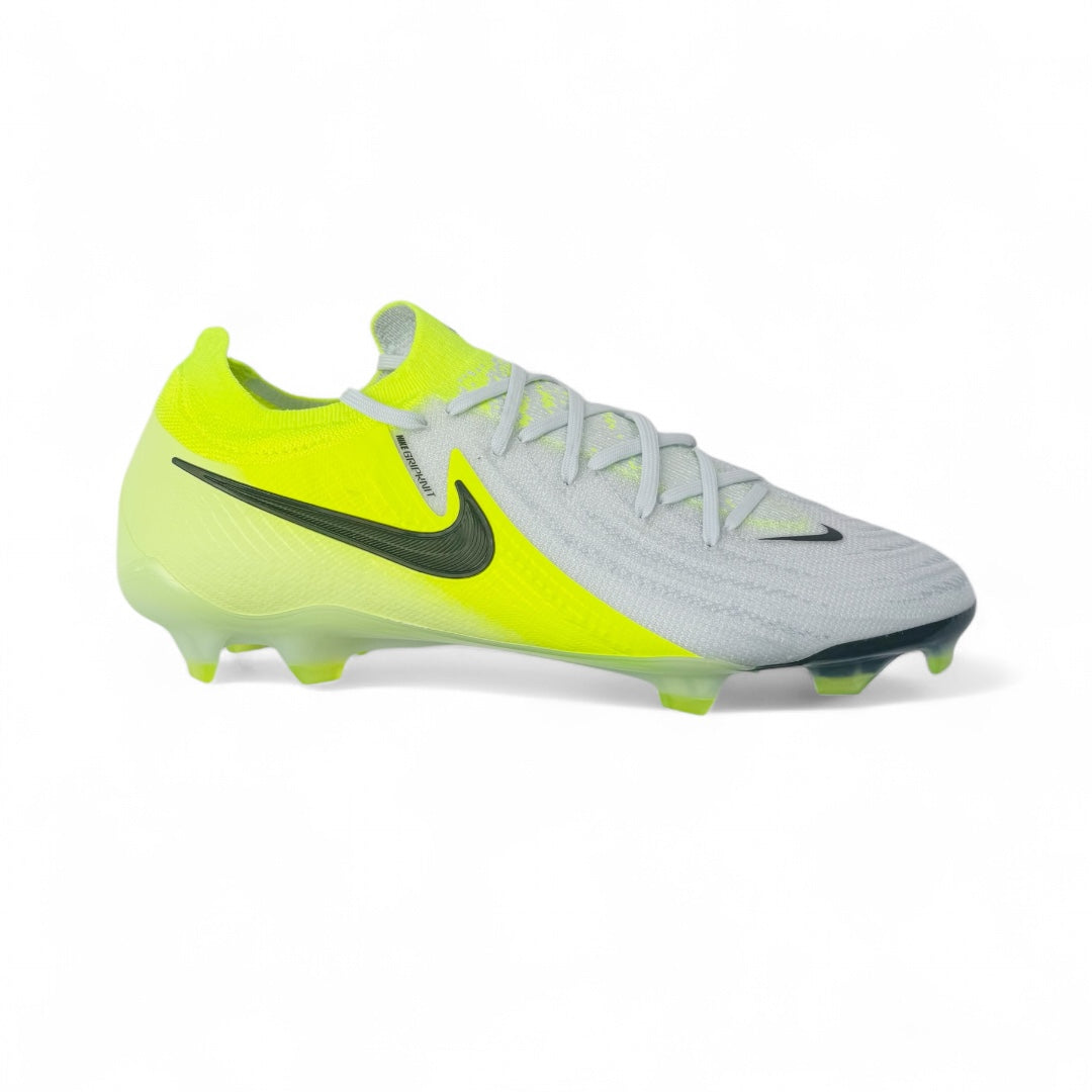 Nike Phantom GX 2 Elite FG Metallic - Silver/Black/Volt